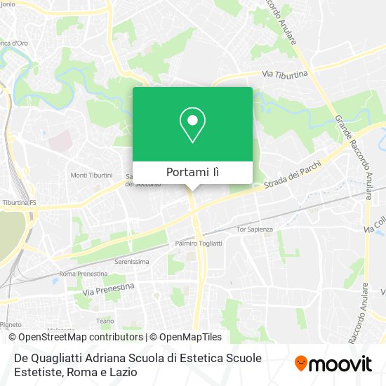 Mappa De Quagliatti Adriana Scuola di Estetica Scuole Estetiste