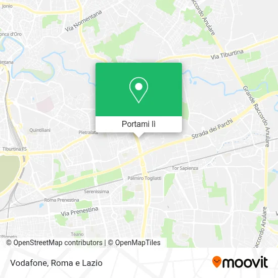 Mappa Vodafone