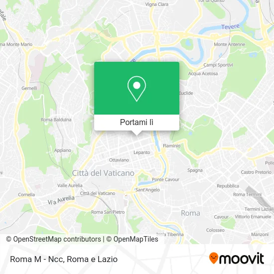 Mappa Roma M - Ncc