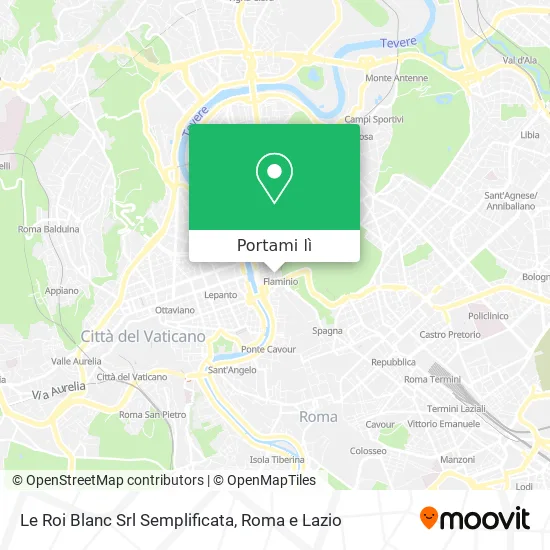 Mappa Le Roi Blanc Srl Semplificata