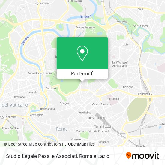 Mappa Studio Legale Pessi e Associati