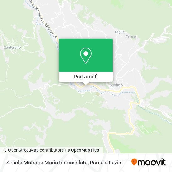 Mappa Scuola Materna Maria Immacolata