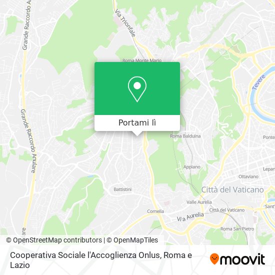 Mappa Cooperativa Sociale l'Accoglienza Onlus
