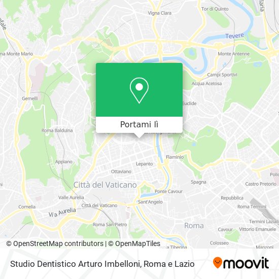 Mappa Studio Dentistico Arturo Imbelloni