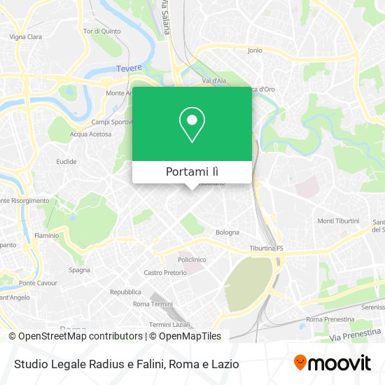 Mappa Studio Legale Radius e Falini