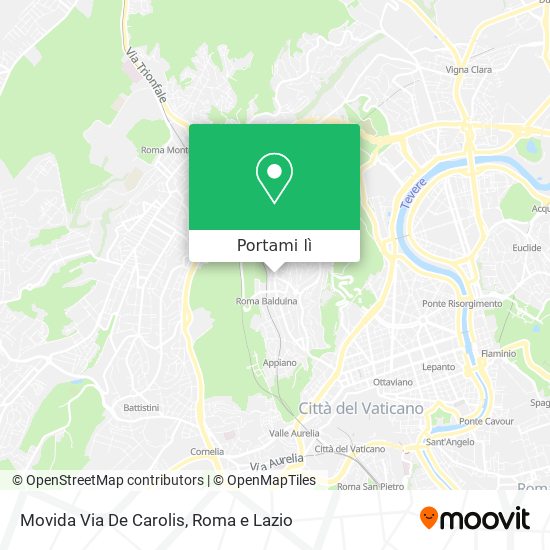 Mappa Movida Via De Carolis