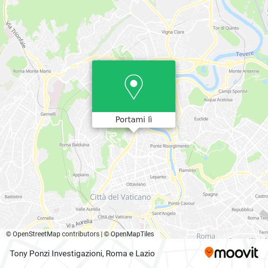 Mappa Tony Ponzi Investigazioni