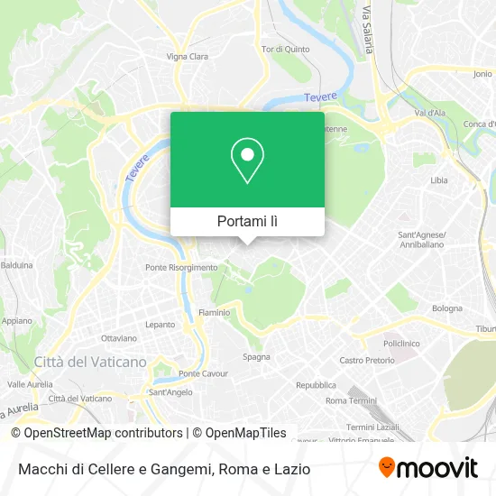 Mappa Macchi di Cellere e Gangemi