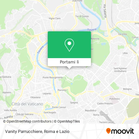 Mappa Vanity Parrucchiere