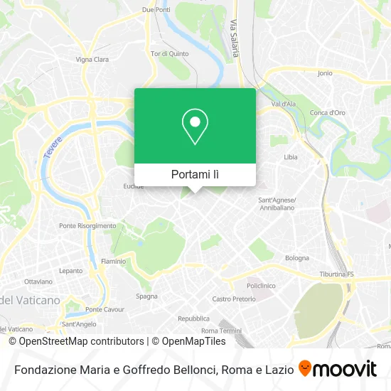 Mappa Fondazione Maria e Goffredo Bellonci