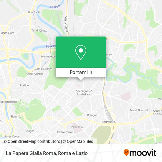 Mappa La Papera Gialla Roma