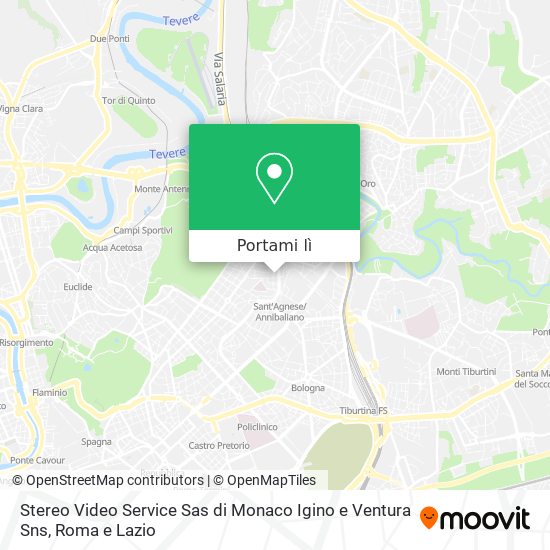 Mappa Stereo Video Service Sas di Monaco Igino e Ventura Sns