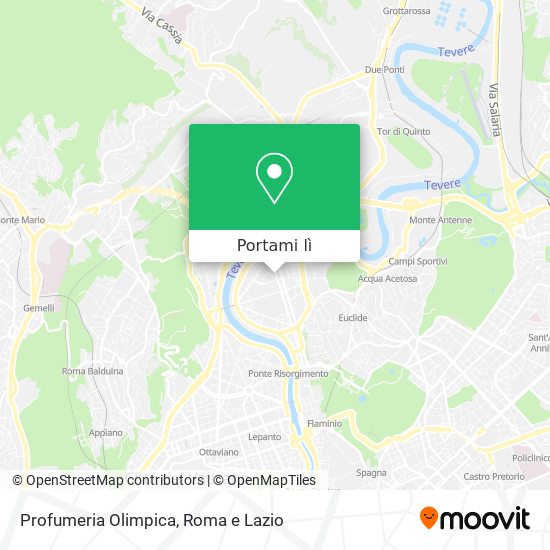 Mappa Profumeria Olimpica