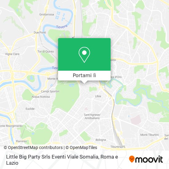 Mappa Little Big Party Srls Eventi Viale Somalia