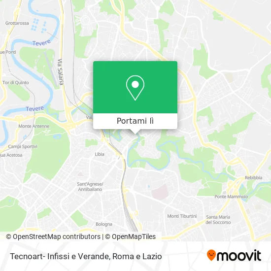 Mappa Tecnoart- Infissi e Verande