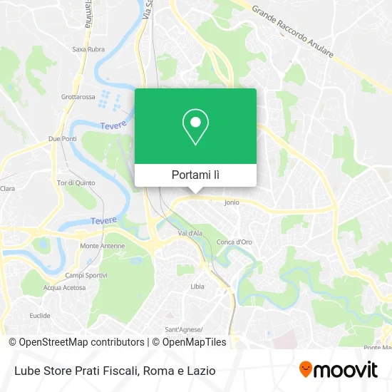 Mappa Lube Store Prati Fiscali