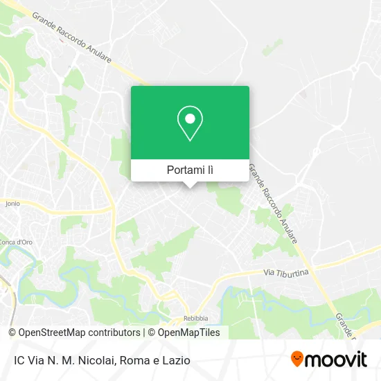 Mappa IC Via N. M. Nicolai