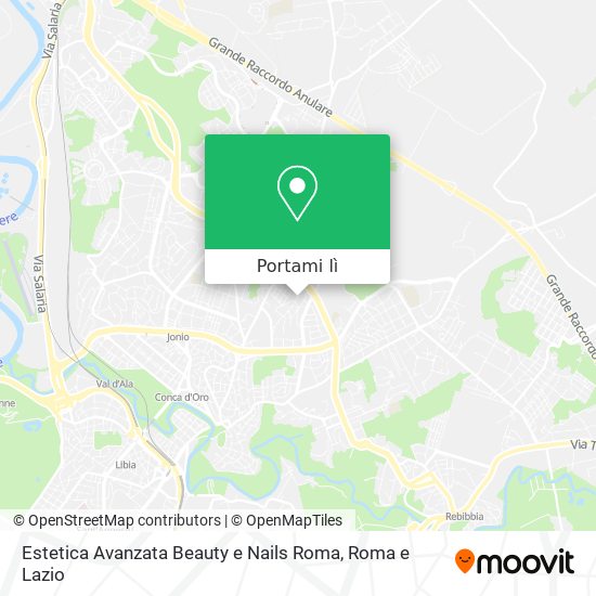 Mappa Estetica Avanzata Beauty e Nails Roma