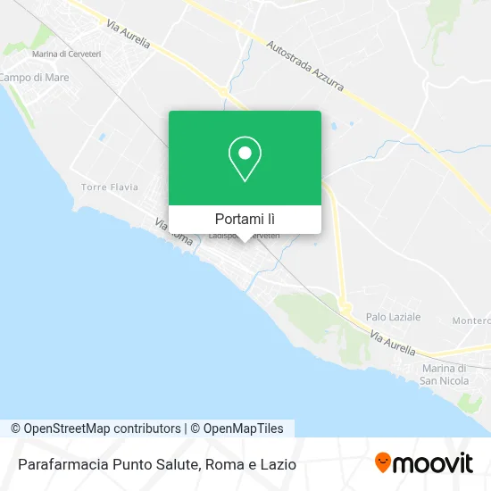 Mappa Parafarmacia Punto Salute