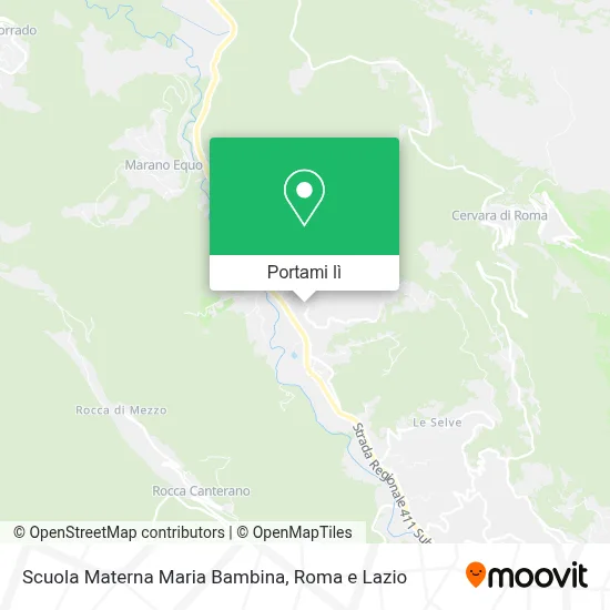 Mappa Scuola Materna Maria Bambina