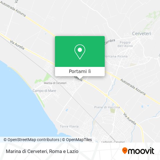 Mappa Marina di Cerveteri