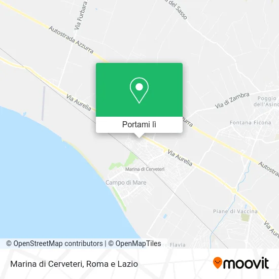 Mappa Marina di Cerveteri