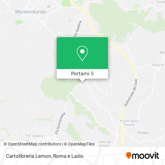 Mappa Cartolibreria Lemon