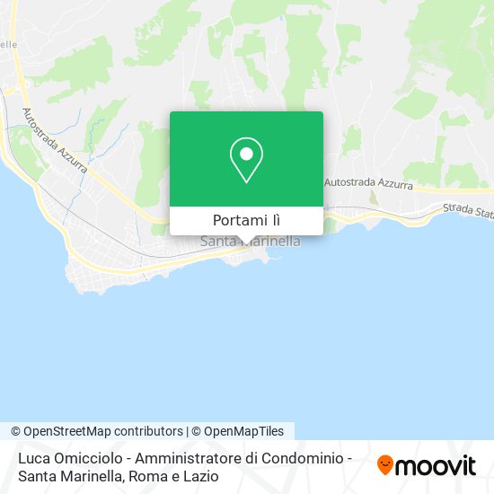 Mappa Luca Omicciolo - Amministratore di Condominio - Santa Marinella