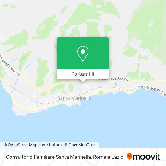 Mappa Consultorio Familiare Santa Marinella