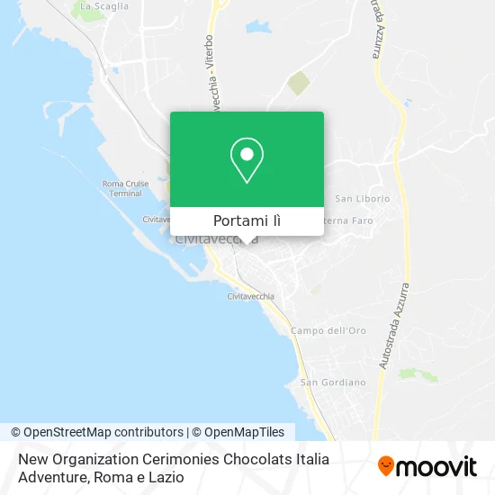 Mappa New Organization Cerimonies Chocolats Italia Adventure