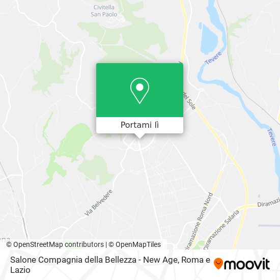 Mappa Salone Compagnia della Bellezza - New Age