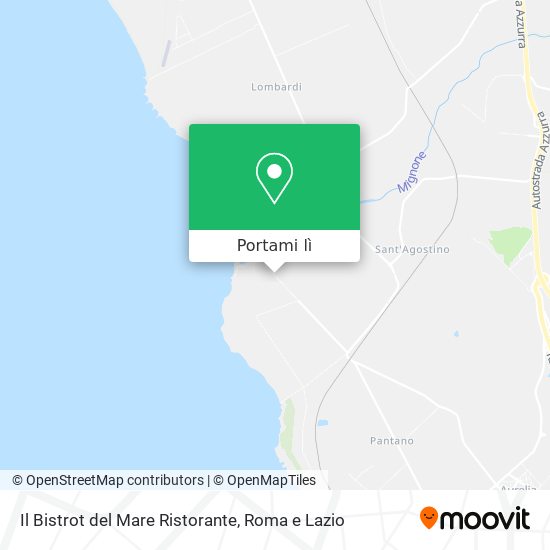 Mappa Il Bistrot del Mare Ristorante