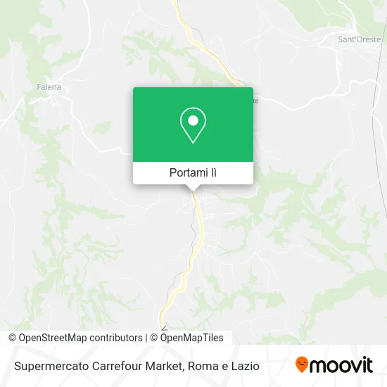 Mappa Supermercato Carrefour Market