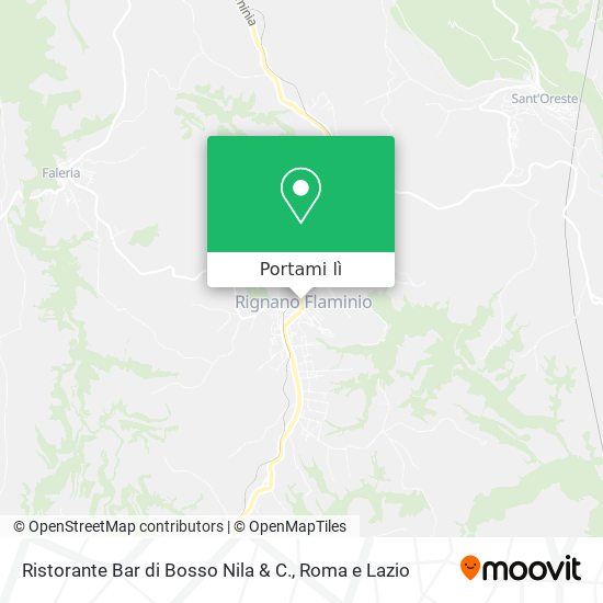 Mappa Ristorante Bar di Bosso Nila & C.