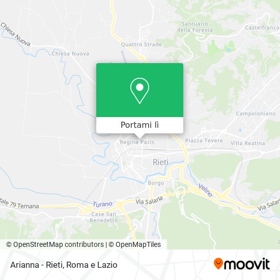 Mappa Arianna - Rieti