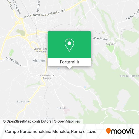 Mappa Campo Barcomurialdina Murialdo