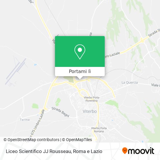 Mappa Liceo Scientifico JJ Rousseau