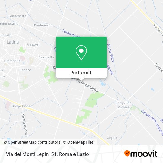 Mappa Via dei Monti Lepini  51