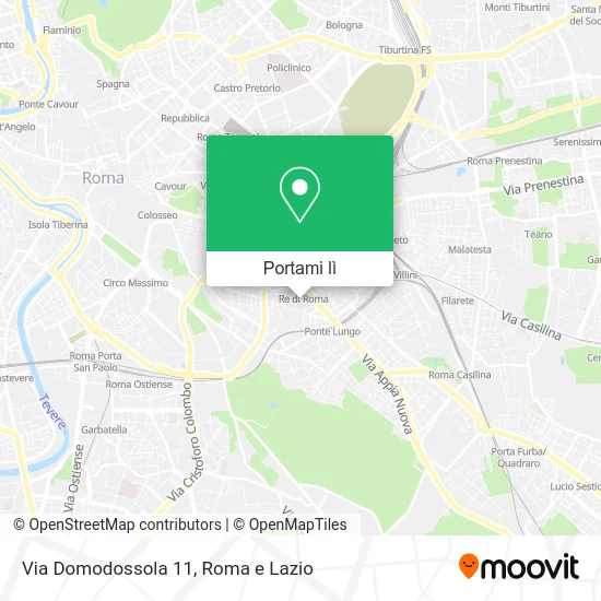 Mappa Via Domodossola 11