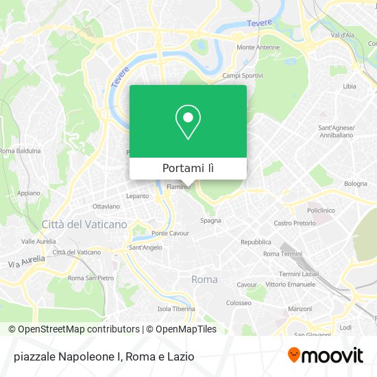 Mappa piazzale Napoleone I