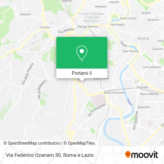 Mappa Via Federico Ozanam  30