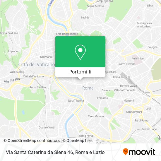 Mappa Via Santa Caterina da Siena  46