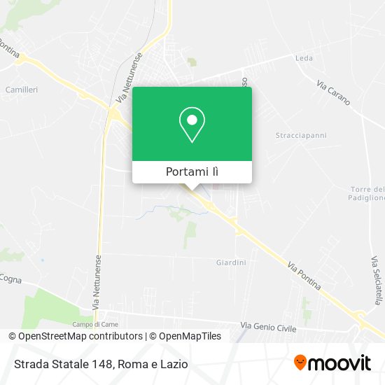 Mappa Strada Statale 148