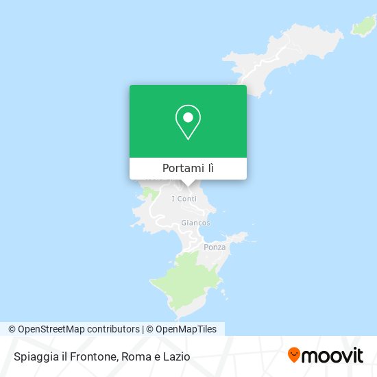 Mappa Spiaggia il Frontone