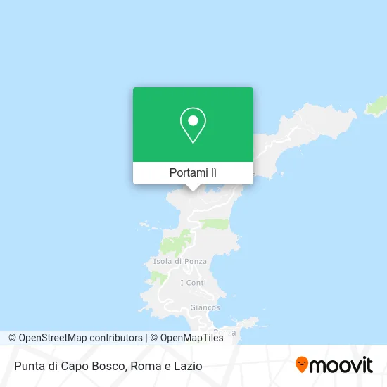 Mappa Punta di Capo Bosco