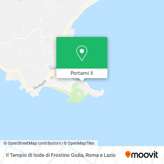 Mappa Il Tempio di Iside di Frostino Giulia