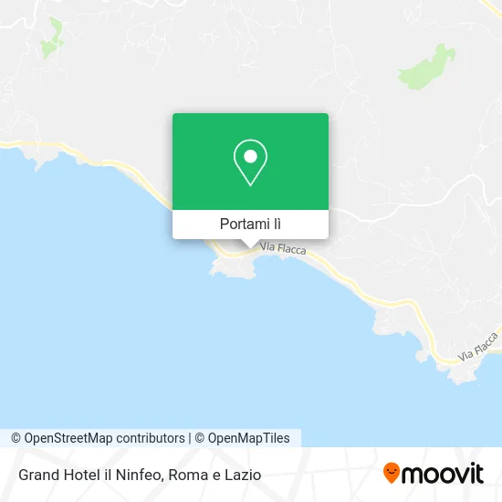 Mappa Grand Hotel il Ninfeo