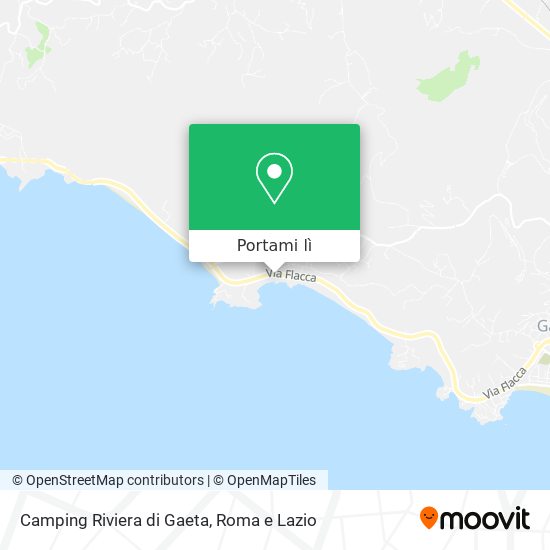 Mappa Camping Riviera di Gaeta