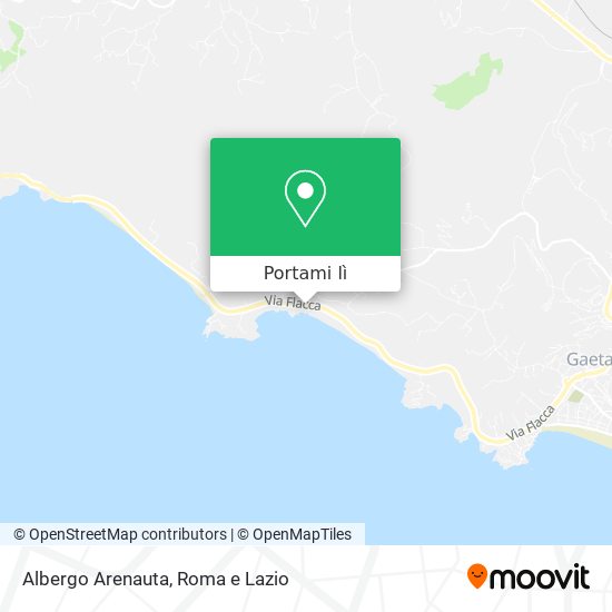 Mappa Albergo Arenauta