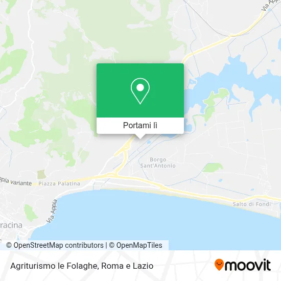 Mappa Agriturismo le Folaghe